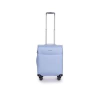 Stratic Light + Koffer Weichschale Reisekoffer Trolley Rollkoffer Handgepäck, TSA Kofferschloss, 4 Rollen, Erweiterbar, Größe S, Hellblau