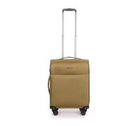 Stratic Light + Koffer Weichschale Reisekoffer Trolley Rollkoffer Handgepäck, TSA Kofferschloss, 4 Rollen, Größe S, Khaki