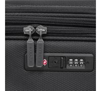 Stratic Stratic Line Spinner 65 cm - Erweiterbar 61/68 Liter - 65x42x24/27 cm - black
