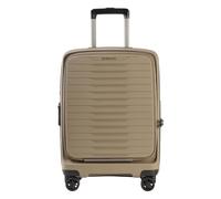 Stratic Novium 4 Rollen Kabinentrolley S 55 cm Laptopfach mit Dehnfalte beige