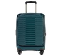 Stratic Novium ML - 4-Rollen-Kabinentrolley mit Vortasche 55 cm erw. (petrol)