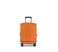 Stratic NOVIUM Hartschalenkoffer - Trolley mit 4 Rollen, TSA-Zahlenschloss, erweiterbar, aus Polypropylen, Innenfutter aus recyceltem PET, mit Fronttasche,Größe S, Black