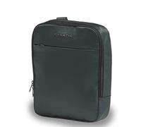 Stratic Pure Messenger Bag Umhängetasche Tablet nachhaltig, wasserabweisend, mit Tabletfach, Masken- und Hygienefach, L, black