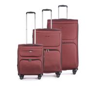 STRATIC - Stratic Bendigo Light + - Koffer-Set 3-teilig (S, M, L) - Rotwein Koffer24