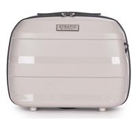 Stratic Straw+ Beauty Case beige Koffer mit 4 Rollen Koffer