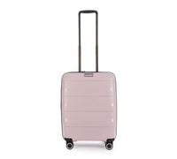 Stratic Straw Plus Trolley S 55 cm mit 4 Rollen aus Bio Kunststoff Rose