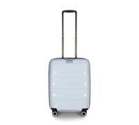 Stratic Straw + Hartschalen-Koffer Trolley Handgepäck Koffer klein Reisekoffer, nachhaltig, 4 Rollen, erweiterbar, TSA-Schloss (Größe S, Pastel blau)