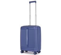 Stratic Straw T Hartschalen-Koffer Trolley Handgepäck Koffer klein Reisekoffer, nachhaltig, 4 Rollen, erweiterbar, TSA-Schloss (Größe S, Navy)