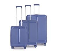 Stratic Straw T Hartschalen-Koffer Trolley Koffer-Set Reisekoffer, nachhaltig, 4 Rollen, erweiterbar, TSA-Schloss (Größe S,M,L,Navy)