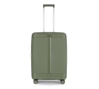 Stratic Straw T Hartschalen-Koffer Trolley Koffer mittelgroß Reisekoffer, nachhaltig, 4 Rollen, erweiterbar, TSA-Schloss (Größe M, Olive)