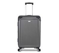 Stratic Stripe Hartschalen-Koffer Trolley Reisekoffer Handgepäck Rollkoffer mit TSA-Schloss 4 Rollen besonders leicht und leise, S, Graphit
