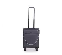 Stratic Strong Koffer Weichschale Reisekoffer Trolley Rollkoffer Handgepäck, 4 Rollen, Größe S, Anthrazit