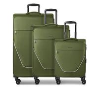 Stratic taska 4 Rollen Kofferset 3-teilig mit Dehnfalte oliv