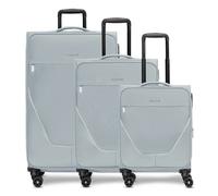 Stratic taska 4-Rollen Kofferset 3tlg. mit Dehnfalte blau