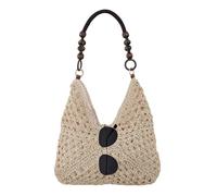 Straw Woven Beach Bag - Bohemian Stylish Shoulder Tote, Lightweight Handwoven Carryall Providing Spacious Everyday Storage, Fashionable Summer Accessory Enhancing Casual Outfits | Women, Ladies, Girls