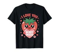 Strawberry Love Cottagecore Kawaii Berry T-Shirt