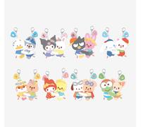 STRAY KIDS - HUG PLUSH KEYRING - SKZOO X SANRIO CHARACTERS (Wolf Chan (Bang Chan))