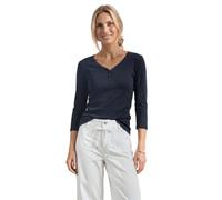 Street One 3/4-Arm Shirt mit Knopfdetail Darkest Blue 44