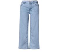 Street One - 7/8 Mid Waist Wide Leg Jeans im Loose Fit Ultra Bleached Wash - Gr. - 7