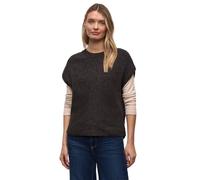 Street One Frauen Ärmelloser Chenille Pullover in Braun, Gr: 40
