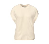 Street One Frauen Ärmelloser Chenille Pullover in Beige, Gr: 40