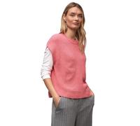 Street One Frauen Ärmelloser Chenille Pullover in Pink, Gr: 44