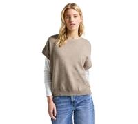 Street One Ärmelloser Cozy Sweater Morning beige Mel. 44