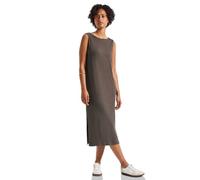 STREET ONE Damen 1408930 Ärmelloses Rippstrukturkleid, Nomad Brown, 44
