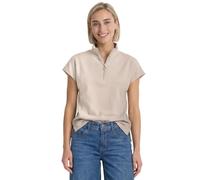 Street One Ärmelloses Shirt im Silk-Look mit Zipper Clay Sand 34