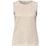 Street One - Ärmelloses Top beige - Gr. - 34