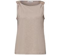 Street One - Ärmelloses Top beige - Gr. - 40