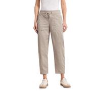 Street One Schlupfhose Barrel Leg Hose Papertouch Damen Gr. 36 Länge 28 Clay Sand