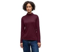 Street One Frauen Basic Rollkragenshirt in Rot, Gr: 46