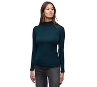 Street One Frauen Basic Rollkragenshirt in Türkis, Gr: 46