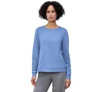 Street One Frauen Basic Sweatshirt in Blau, Gr: 36