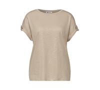Street One - Basic T-Shirt beige - Gr. - 44