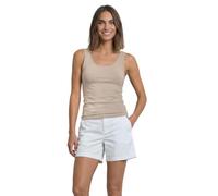 Tanktop STREET ONE "Style Anni", Damen, Gr. 38, clay sand, Jersey, Obermaterial: 48% Baumwolle, 48% Modal, 4% Elasthan, unifarben, regular fit taillenbedeckt, Rundhals, Tops Tanktop, Sommer-Top mit St