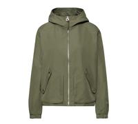 Street One - Baumwollmix-Jacke grün - Gr. - 42