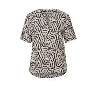 Street One - Bedruckte Bluse beige - Gr. - 38