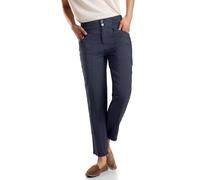 Jogger Pants STREET ONE Gr. 38, Länge 28, blau (deep blue) Damen Hosen (58508703-38) deep blue