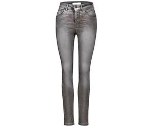 Street One - Beschichtete Jeans - Denim-York-Style grau - Gr. - 27/30