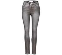 STREET ONE Damen A378541 Beschichtete Jeans, Grey Metallic Coated Wash, 30W / 30L EU