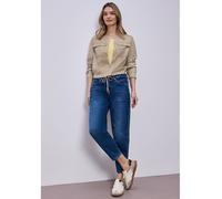Jacke im Washed-Look mit Tunnelzug