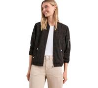 Blouson STREET ONE, Damen, Gr. 36, molten earth, Stoff, 90% Polyester, 10% Elasthan, gemustert, regular fit normal, Rundhals, elastischer Bund, Jacken Blouson, aus softem Materialmix (36585720-36) mol