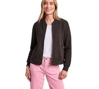 Street One Blouson mit Zipper und Struktur Espresso Brown 40
