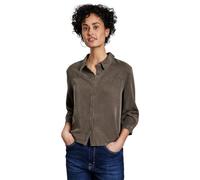 Street One Frauen Bluse im Washed-Look in Braun, Gr: 46