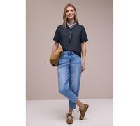 Street One Damen Kurzarm Bluse mit Turn-Up