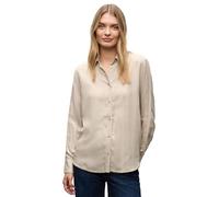 Street One Bluse mit Gallonstreifen Morning beige Mel. 36