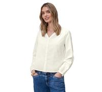 Street One Bluse mit V-Neck und Stickerei Off White 40