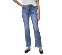 Slim-fit-Jeans STREET ONE, Damen, Gr. 30, Länge 30, light blau wash, Web, 63% Baumwolle, 25% Polyester, 10% Viskose, 2% Elasthan, unifarben, knöchellang, Jeans Slim-fit-Jeans, High Waist (81948222-30)